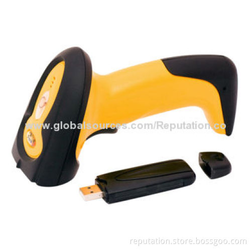 433MHz Wireless Laser Barcode Scanner with 650nm Wavelength